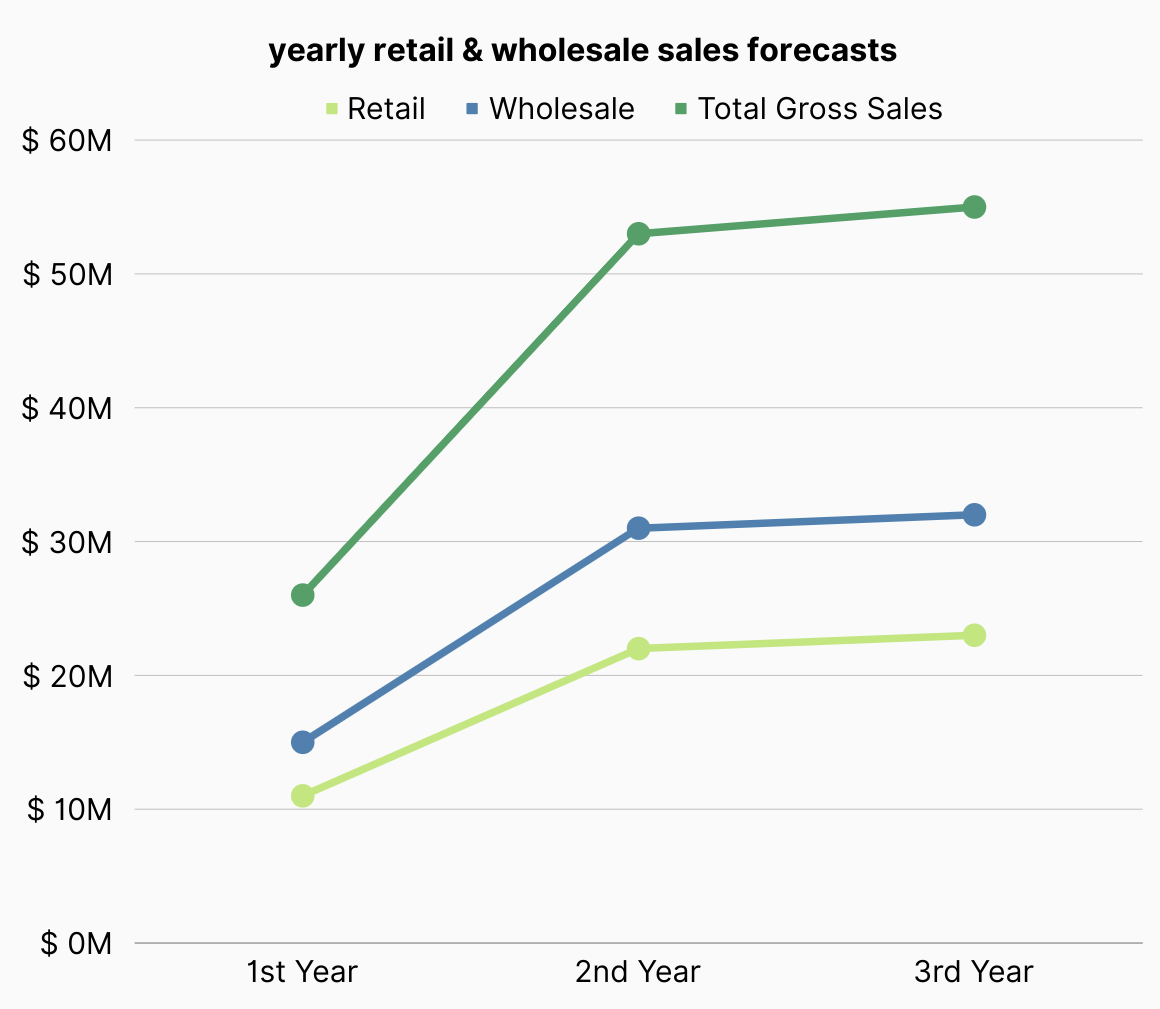 3 Year Sales Forecast
